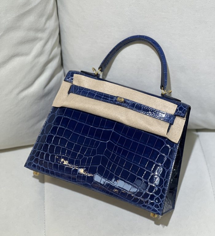 Kelly Crocodile 25 Bag“25*17*7CM”-00051=
