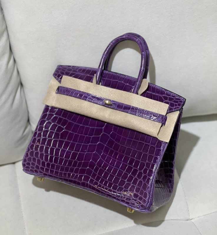 Birkin 25 Niloticus Crocodile“25*20*13CM”-00301=