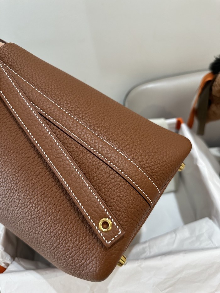 Picotin Lock 18 Clemence Leather Bag“18*18*13CM”-058=