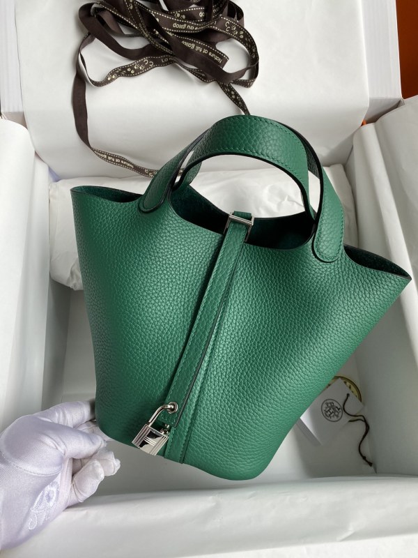 Picotin Lock 18 Togo Leather“18*18*18CM”-079=