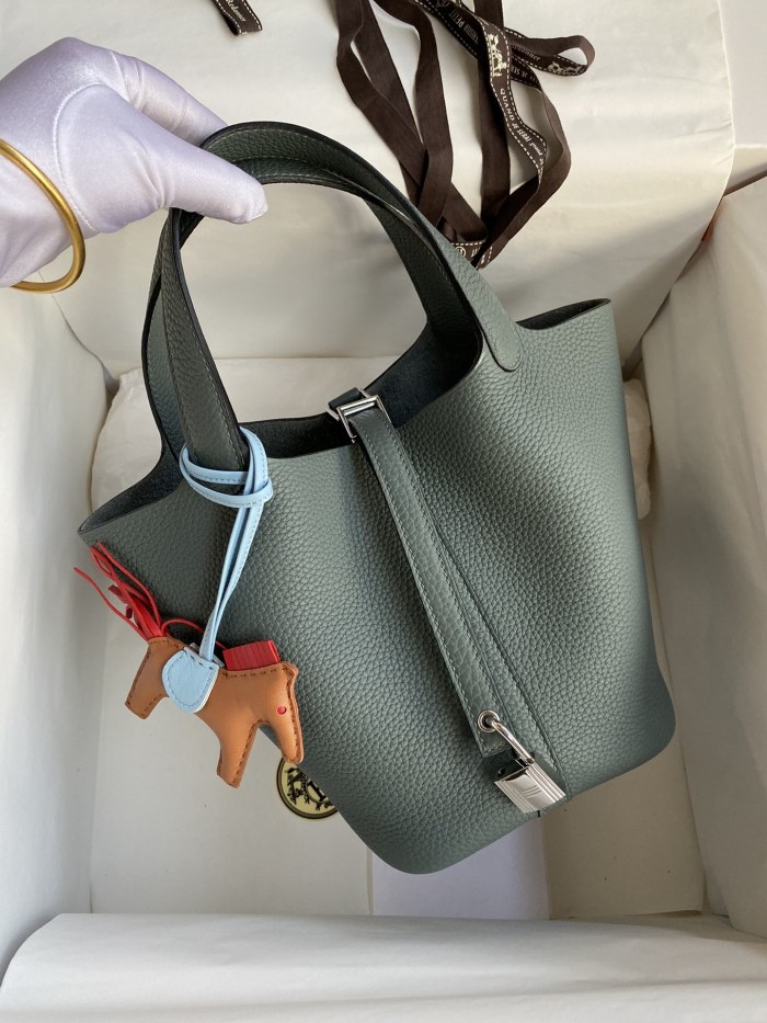 Picotin Lock 22 Clemence Leather“22*22*22CM”-079=