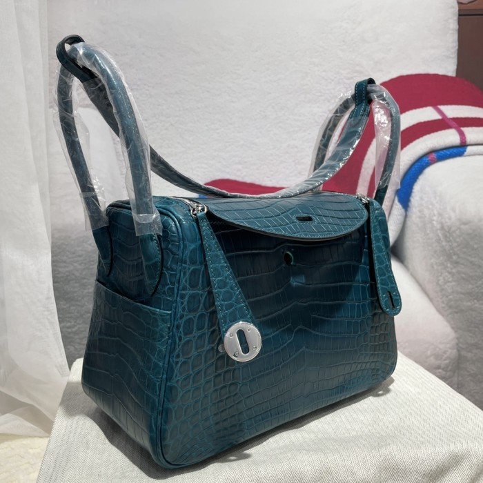 Lindy 26 Matte Niloticus Crocodile“26*18*12CM”-00801=