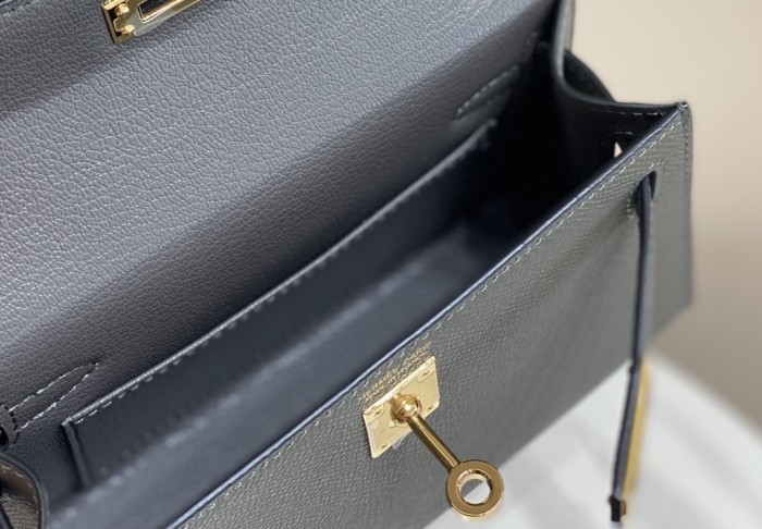 Mini Kelly Epsom“19*12*5.5CM”-0301=