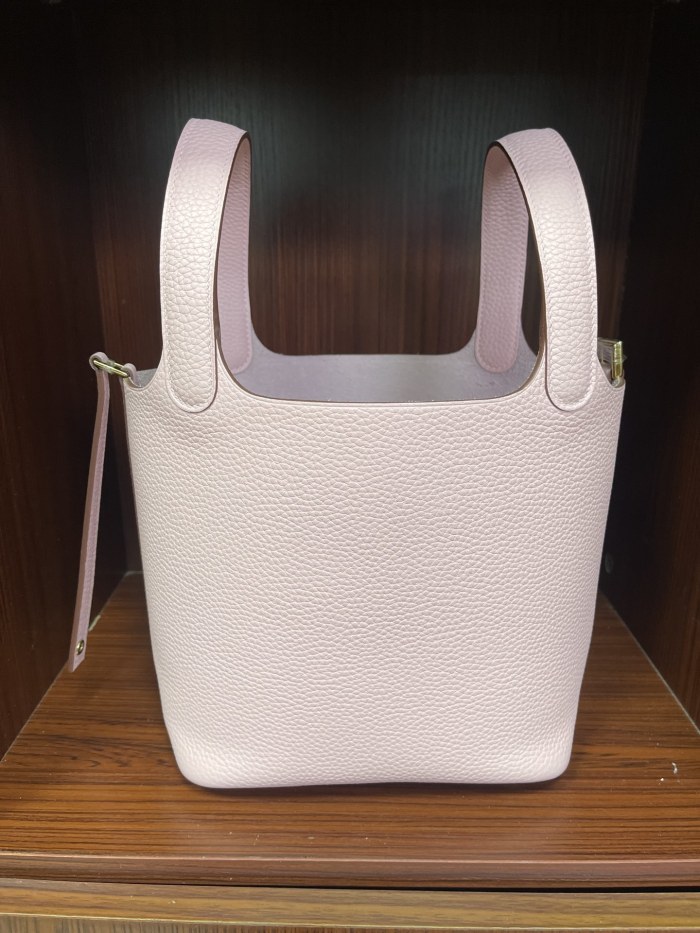 Picotin Lock 18 Bag Clemence Leather“18*18*18CM”-079=