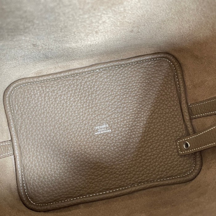 Picotin Lock 18 Bag Clemence Leather“18*18*18CM”-079=