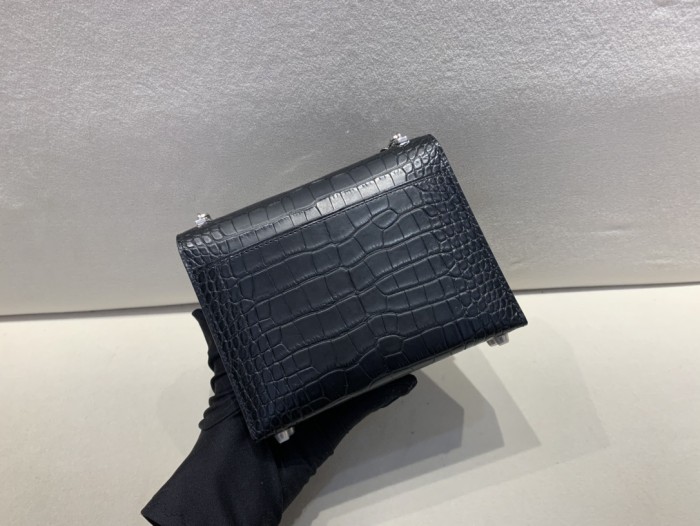 Verrou Chain Mini Bag 17 Alligator“17*14*4.2CM”-00801=