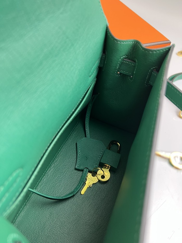 Kelly 20 Alligator Matte“20*16*8CM”-00301=