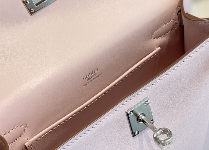 Kelly Pochette Swift Leather“22*12*7CM”-0301=