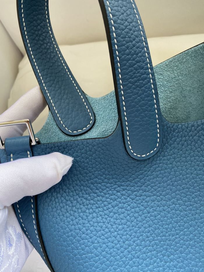 Picotin Lock 22 Clemence Leather“22*22*22CM”-079=