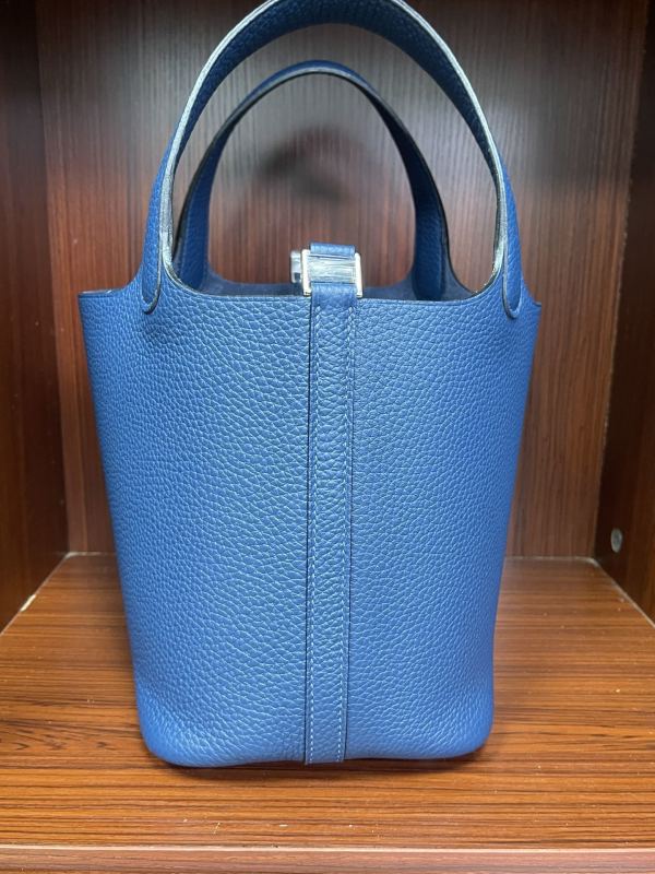 Picotin Lock 18 Bag Clemence Leather“18*18*18CM”-079=