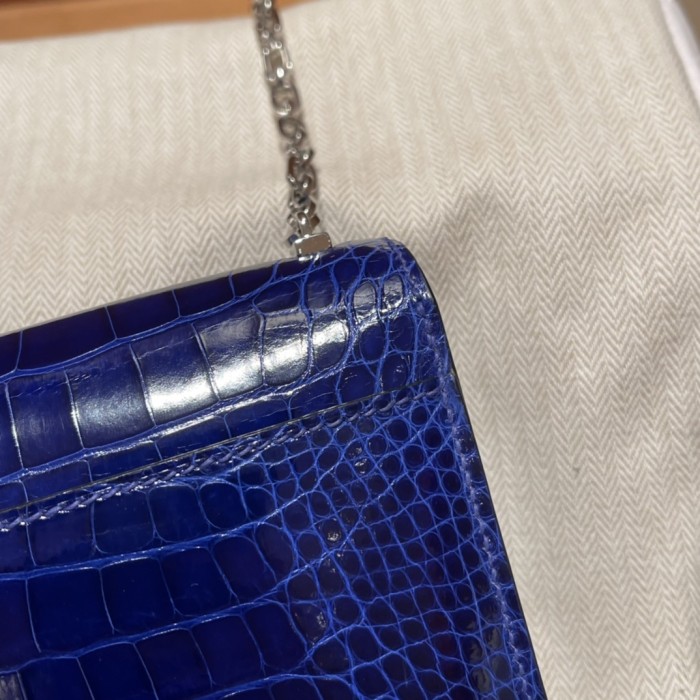 Verrou Chain Mini Bag 17 Alligator“17*14*4.2CM”-00801=