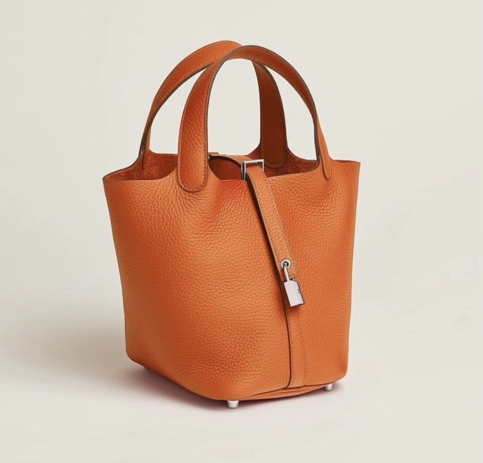 Picotin Lock 18 Clemence Leather Bag“18*18*13CM”-058=