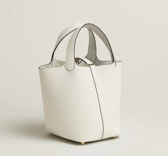 Picotin Lock 18 Clemence Leather Bag“18*18*13CM”-058=