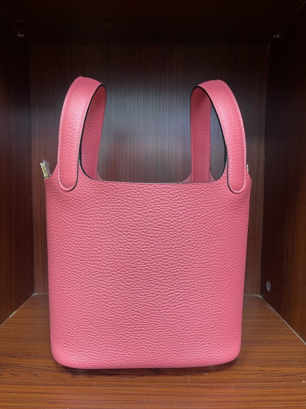 Picotin Lock 18 Bag Clemence Leather“18*18*18CM”-079=