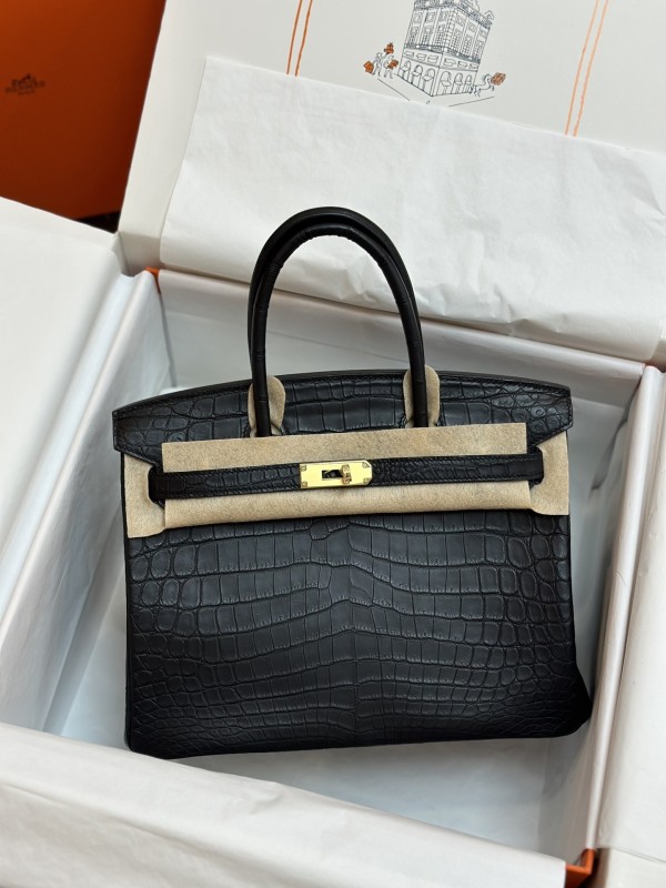 Birkin 30 Crocodile“30*22*16CM”-00081=