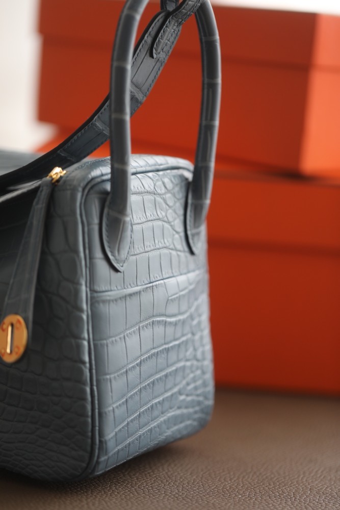 Lindy 26 Matte Niloticus Crocodile“26*18*12CM”-00801=
