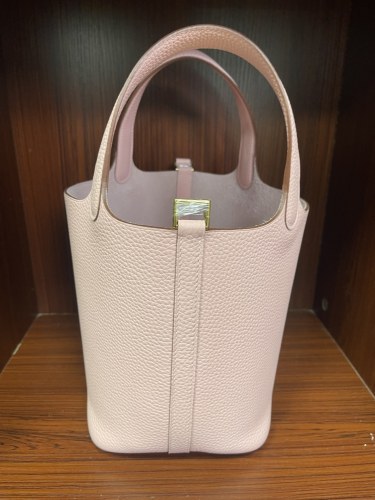Picotin Lock 18 Bag Clemence Leather“18*18*18CM”-079=