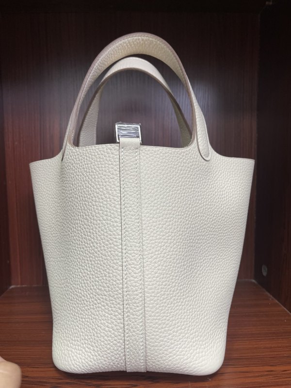 Picotin Lock 18 Bag Clemence Leather“18*18*18CM”-079=