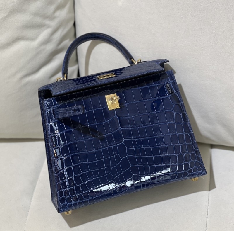 Kelly Crocodile 25 Bag“25*17*7CM”-00051=