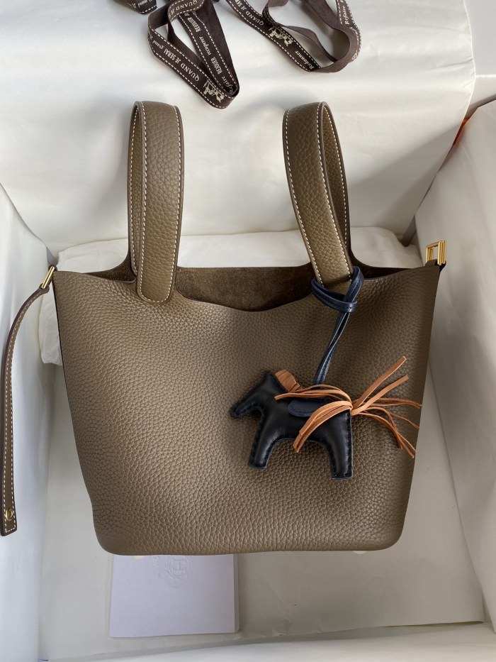 Picotin Lock 22 Clemence Leather“22*22*22CM”-079=
