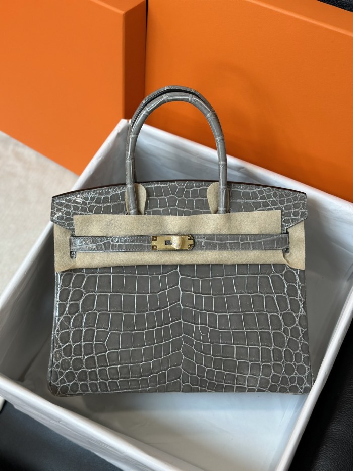 Birkin Togo-Crocodile 30Bag“30*22*16CM”-00081=