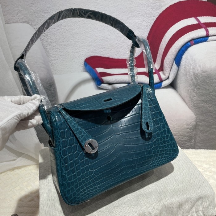 Lindy 26 Matte Niloticus Crocodile“26*18*12CM”-00801=