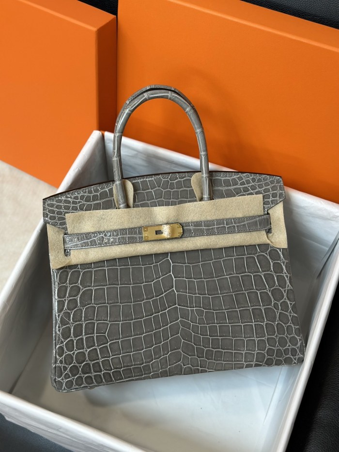 Birkin Togo-Crocodile 30Bag“30*22*16CM”-00081=