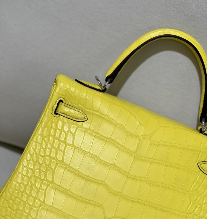 Kelly Crocodile 25 Bag“25*17*7CM”-00051=
