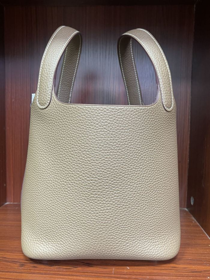 Picotin Lock 18 Bag Clemence Leather“18*18*18CM”-079=