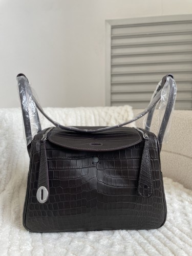Lindy 26 Matte Niloticus Crocodile“26*18*12CM”-00801=