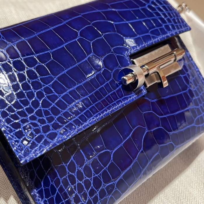 Verrou Chain Mini Bag 17 Alligator“17*14*4.2CM”-00801=