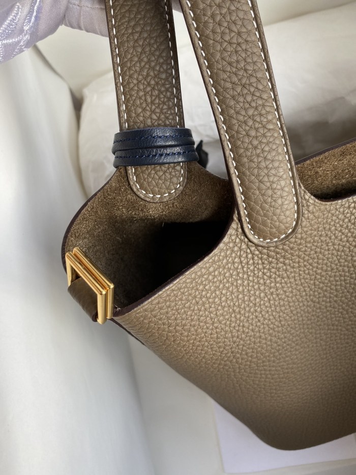 Picotin Lock 22 Clemence Leather“22*22*22CM”-079=