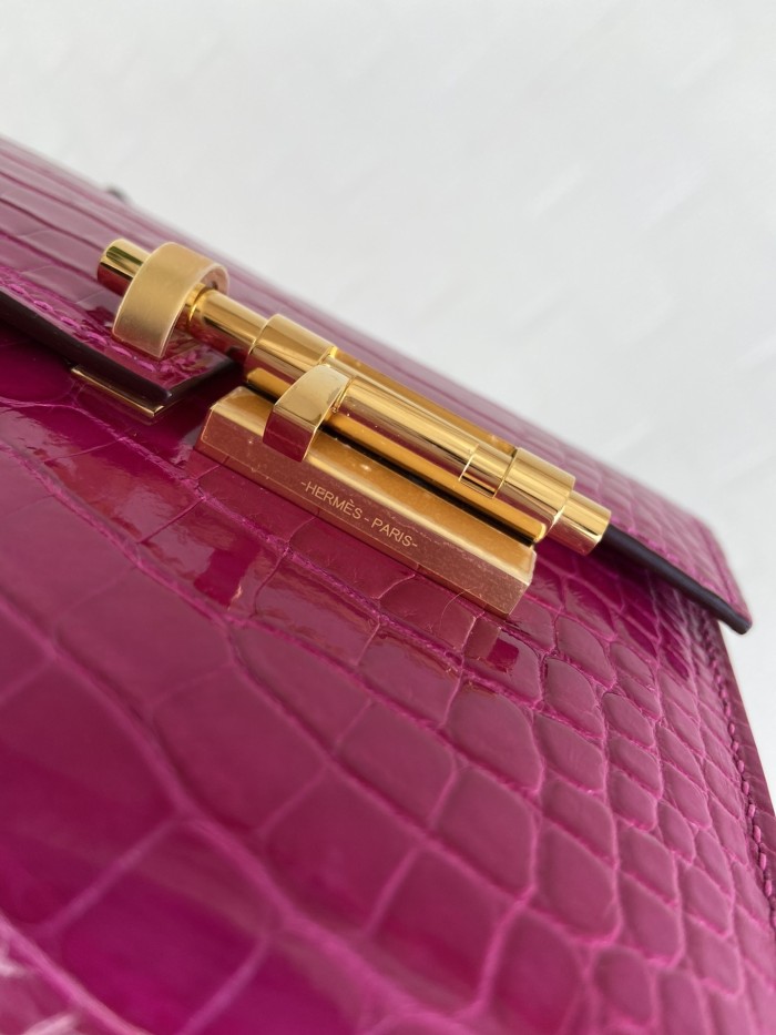 Verrou Chain Mini Bag 17 Alligator“17*14*4.2CM”-00801=