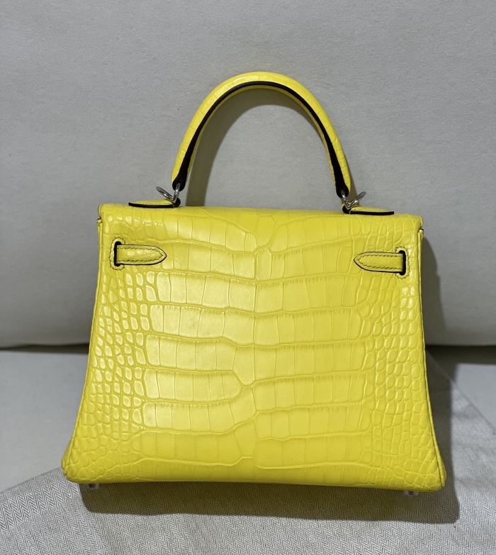 Kelly Crocodile 25 Bag“25*17*7CM”-00051=