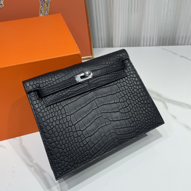 Kelly Danse  Alligator Matte“22*17*7CM”-00301=
