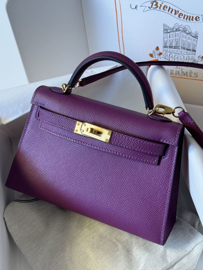 Mini Kelly Epsom“19*12*5.5CM”-0301=