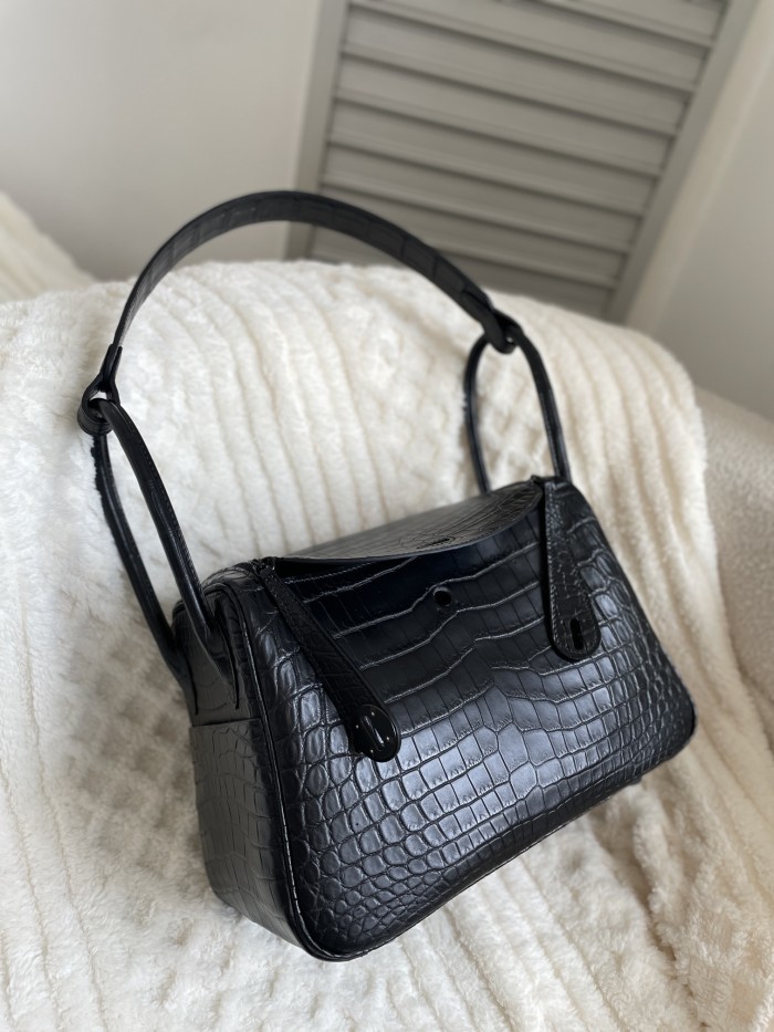 Lindy 26 Matte Niloticus Crocodile“26*18*12CM”-00801=