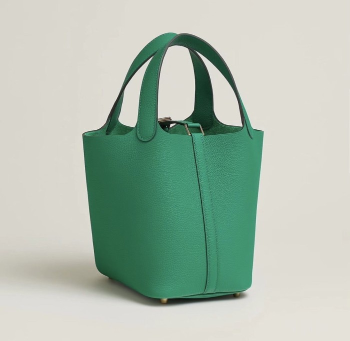 Picotin Lock 18 Clemence Leather Bag“18*18*13CM”-058=