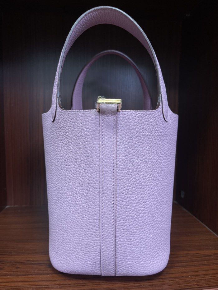 Picotin Lock 18 Bag Clemence Leather“18*18*18CM”-079=