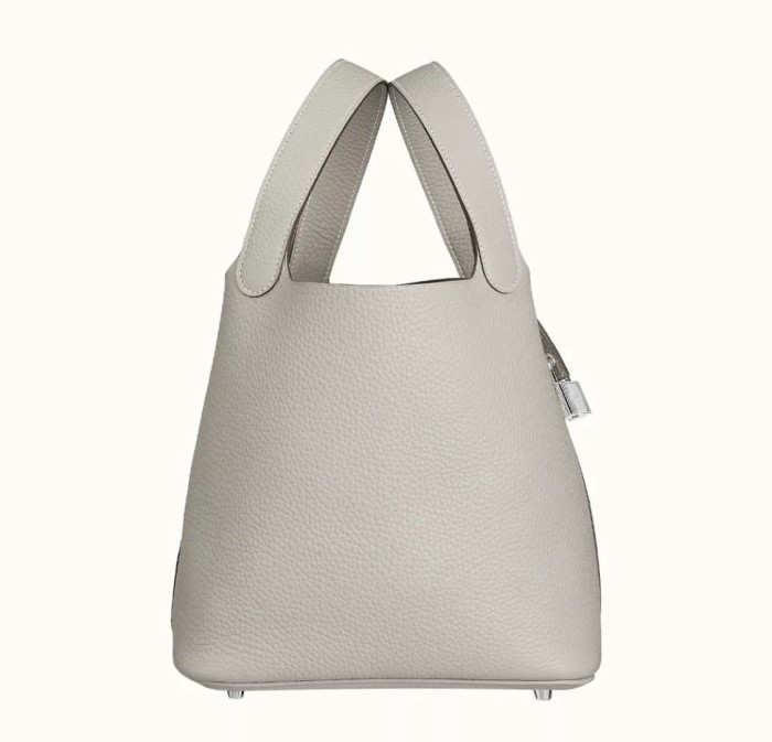 Picotin Lock 18 Clemence Leather Bag“18*18*13CM”-058=