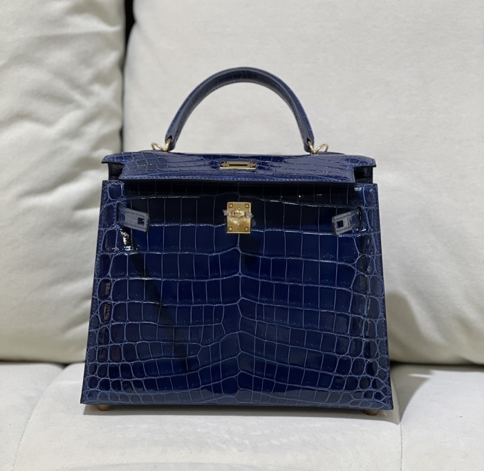 Kelly Crocodile 25 Bag“25*17*7CM”-00051=