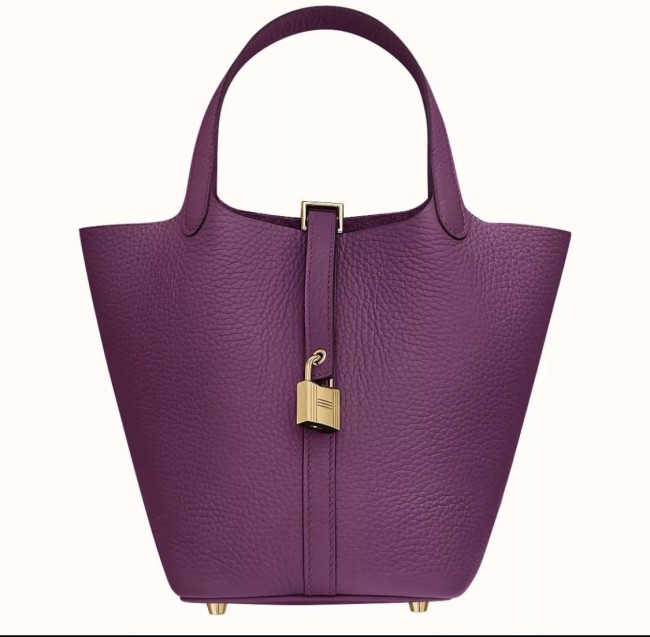 Picotin Lock 18 Clemence Leather Bag“18*18*13CM”-058=