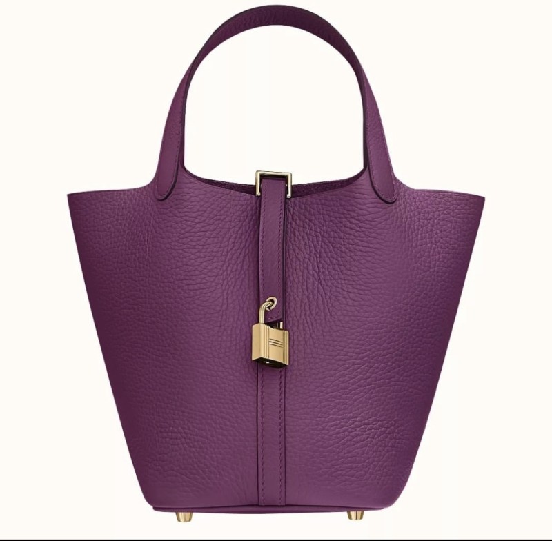 Picotin Lock 18 Clemence Leather Bag“18*18*13CM”-058=