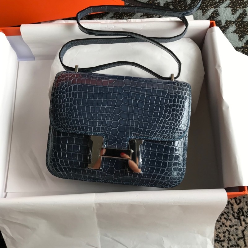 Constance 19 Porosus Crocodile“19*15*4CM”-00851=