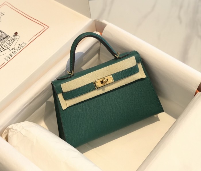 Mini Kelly Epsom“19*12*6CM”-0301=