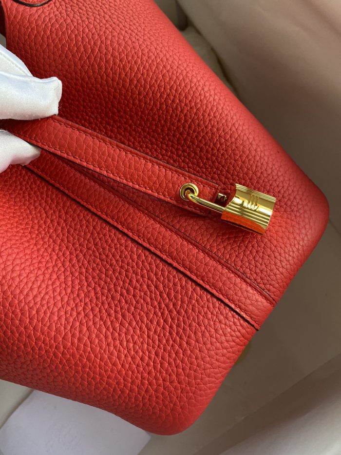 Picotin Lock 22 Clemence Leather“22*22*22CM”-079=