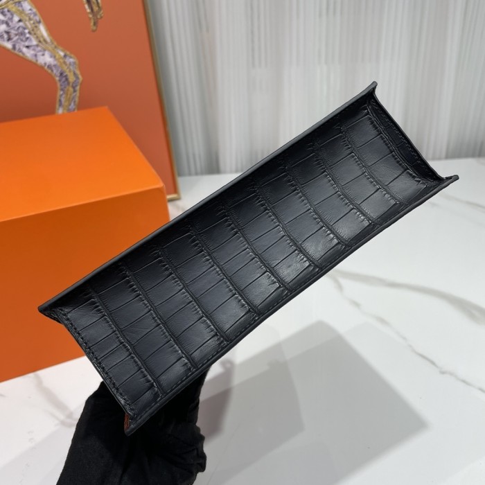 Kelly Danse  Alligator Matte“22*17*7CM”-00301=