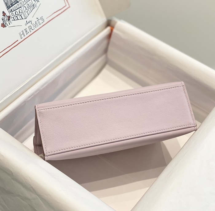 Kelly Pochette Swift Leather“22*12*7CM”-0301=