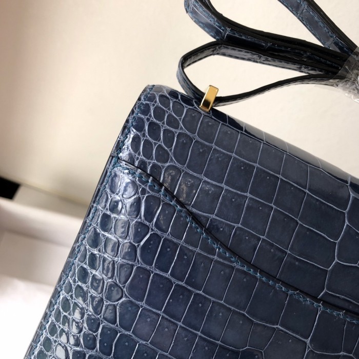 Constance 19 Porosus Crocodile“19*15*4CM”-00851=