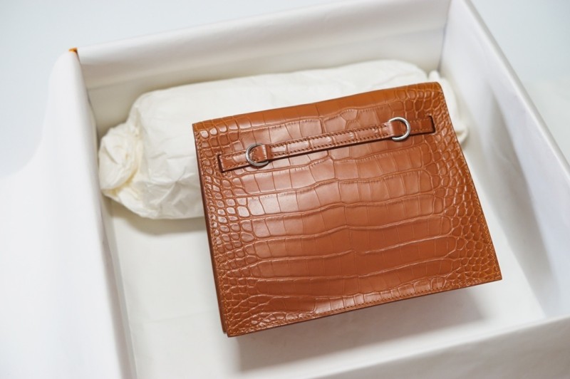 Kelly Danse  Alligator Matte“22*17*7CM”-00301=